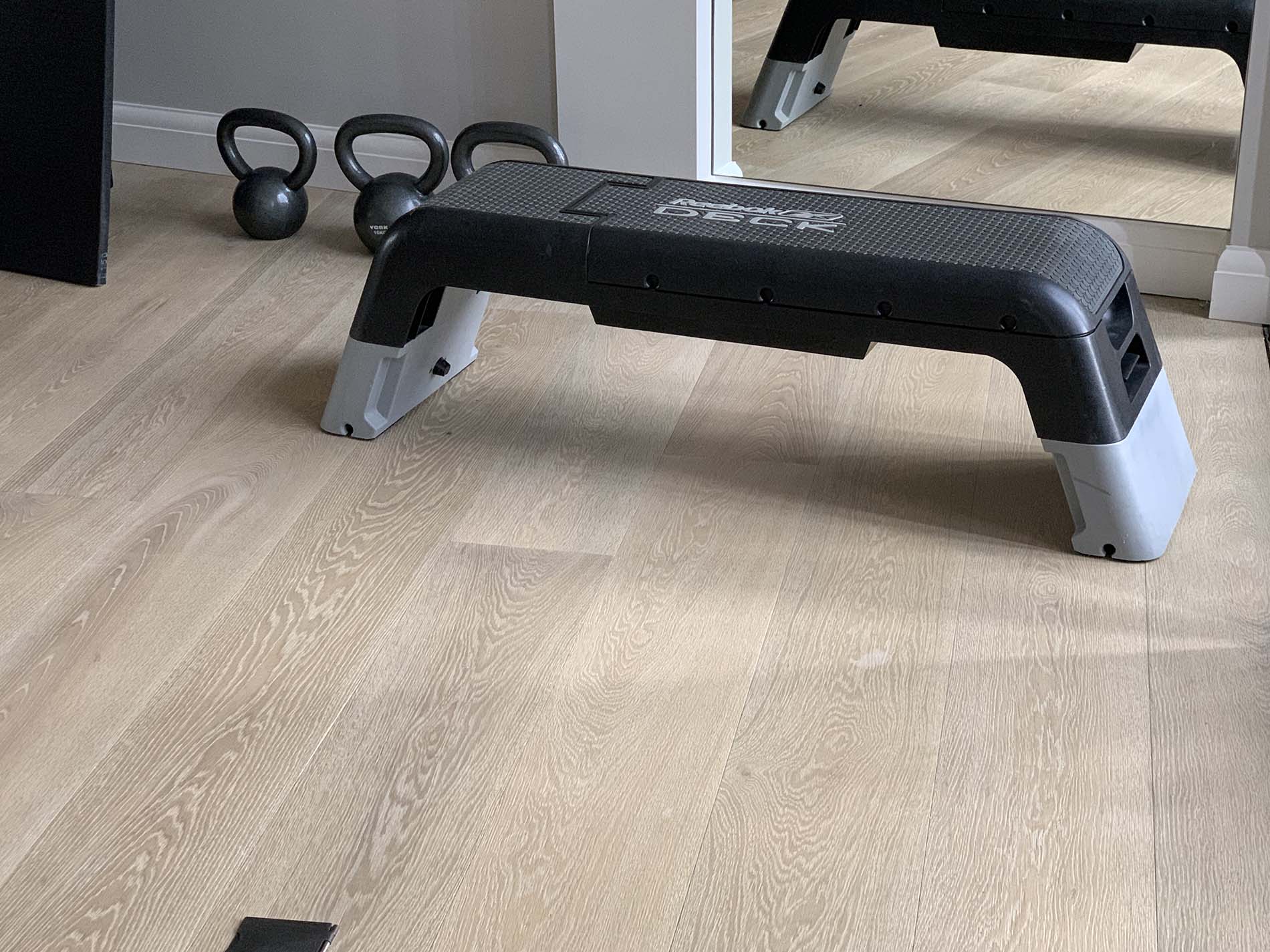 Light oak flooring for Gym