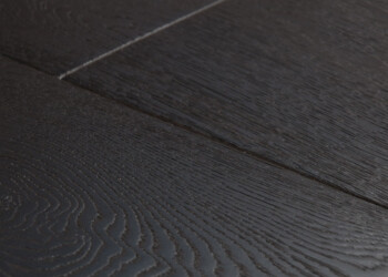 Contemporary black oak flooring,
Bespoke finish Bauhaus Black
Hand finished with hardwax oil Black-&-grey-wood-Flooring